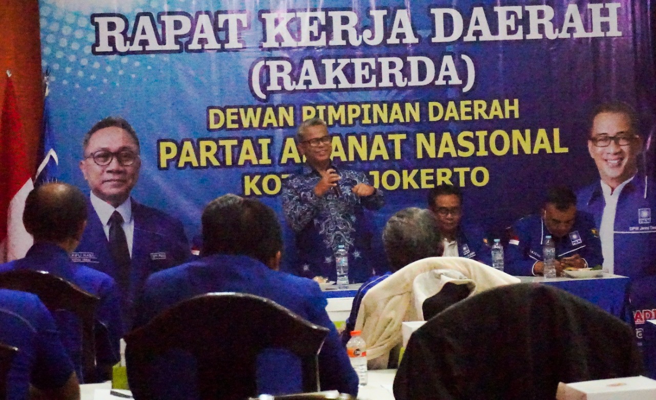 Gelar Rakerda Dpd Pan Kota Mojokerto Usulkan Nama Capres