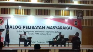 Badan Nasional Pencegahan Teroris (BNPT)  Dan Forum Koordinasi Pencegahan Teroris (FKPT) Provinsi Maluku Utara Gelar  Dialog Terbuka  penanganan Teroris
