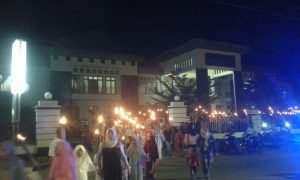 Sambut Hari Raya Idul Adha, Pemerintah Kab.Pulau Morotai laksanakan Pawai Obor