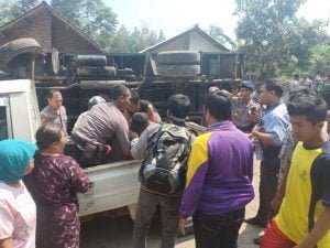 Ini Daftar Korban Truk Pengamanan Presiden Jokowi Yang Terguling