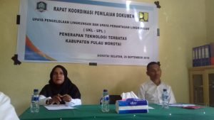 DLH Kabupaten Pulau Morotai Gelar Rapat Koordinasi Penilaian Dokumen UKL-UPL