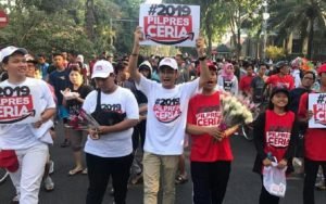 Komunitas Milenial Kampanyekan Gerakan Tagar 2019 Pilpres Ceria