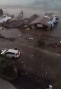 vidio detik detik tzunami palu