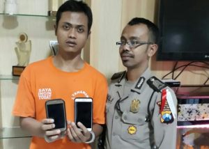 Spesialis Pencuri HP Diamankan Petugas Polsek Gubeng Surabaya