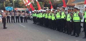 Ratusan Personel Polres Jombang Siap Diterjunkan Di hari Santri Nasional