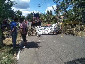 Libatkan 94 Personil, Polres Halut Pastikan Aksi Blokir Jalan Berakhir Dengan Damai