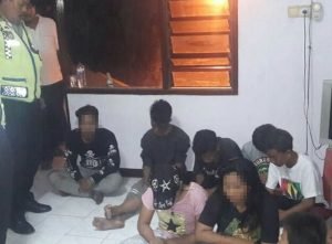 10 Pelajar Ngelem Di Balai RT, Diamankan Polisi