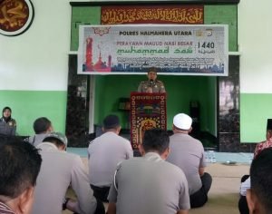 Mapolres Halut Gelar Peringatan Maulid Nabi Muhammad SAW