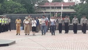 Pembacaan Deklarasi Damai Warnai Gelar Apel Pasukan Operasi Lilin 2018