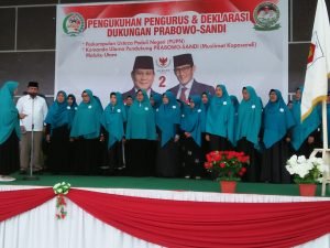 Untuk Kemenangan Prabowo – Sandi, DPD Partai Gerindra Malut, Gelar Pengukuhan Serta Deklarasi Kopasandi Dan PUPN