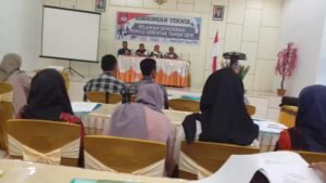 KPU Pulau Morotai Gelar Bimtek Relawan Domokrasi