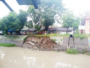 Tanggul Menggantung Dan Jebol Jadi Momok Warga Kota Mojokerto
