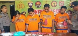Tersangka Dan Kurir Narkoba Ditangkap Polisi