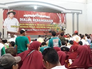 Prabowo Subianto Akan Siapkan Pupuk Petani Dan Jamin Harga Panen Tidak Anjlok.