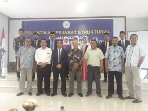 Untuk Menata Struktur, Saiful Deni Lantik Pejabat Struktural