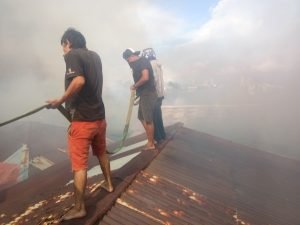 Enam Rumah Di Santiong Di Lalap Jago Merah