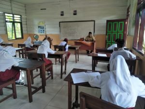 70 Siswa Gelar Ujian Sekolah Di SD Muhammadiyah 2 Igobula