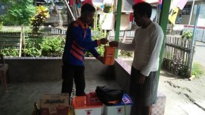 BPBD Halut Berikan Bantuan Pada Korban Kebakaran Di Igobula