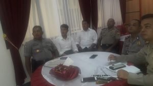 Antisipasi Pengumuman KPU Tanggal 22 Mei, Polres Halut Gelar Vicon Dengan Kapolda Malut
