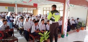 Ajak Pelajar Tertib Berlalu Lintas, Satlantas Polres Halsel Gelar Sosialisasi