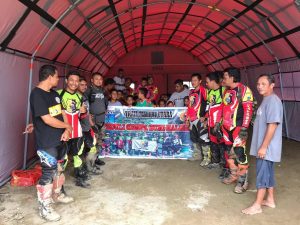 Community Trail Malut (MBATAC), Salurkan Bantuan Pendidikan Untuk Korban Gempa Halsel