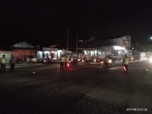 Personil Polres Halsel Dikerahkan Untuk Amankan Pawai Takbir