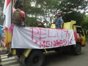 Ada Dugaan Penyelewengan Anggaran Oleh Kades Pelita, FPRDP Dan Kane Gelar Demonstrasi