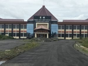 Gedung RSUD Papua Barat Terbengkalai