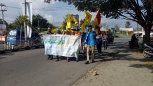 Diduga Ada Kelompok ‘Taliban’ Ditubuh KPK, PC PMII Halsel Gelar Demonstrasi