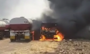 Ini Jumlah Truk Yang Terbakar Dalam Kebakaran PT. Surya Santoso