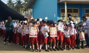 Peduli Pendidikan, Harita Nickel Bangkitkan Literasi di Desa Kawasi