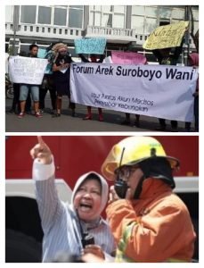 Tak Terima Risma Dibully, Puluhan Warga Surabaya Laporkan Akun FB