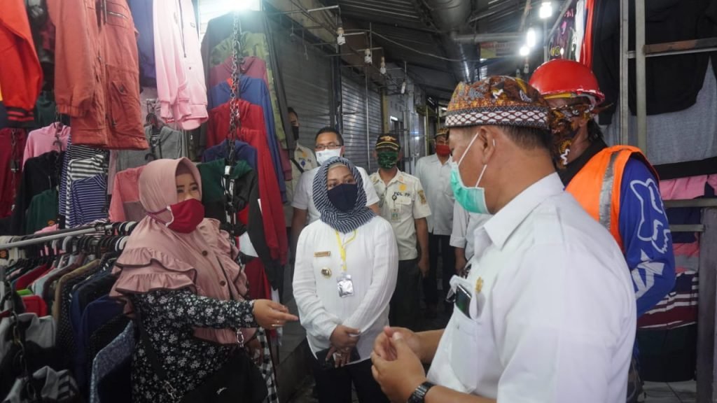 Cegah Covid-19, Pasar Tradisional di Kota Mojokerto Diberi Tandon Air