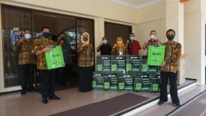 Bamag Kota Mojokerto Beri Bantuan Alat Penyemprot Disinfektan Untuk Pemkot