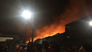 PT Kanawood Lumajang Ludes Terbakar