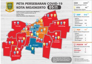 Update Covid 19 Kota Mojokerto, Pasien Sembuh Tetap, Pasien Positif Naik Jadi 19 Orang