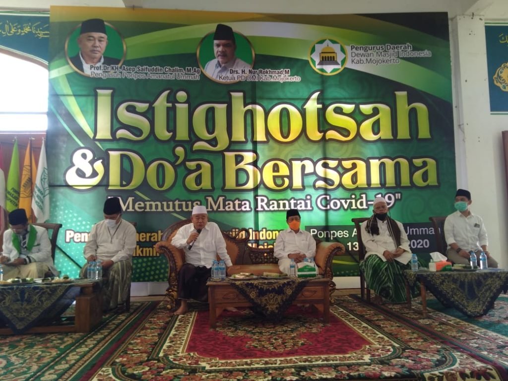 Transisi New Normal Life pesantren Amanatul Ummah Gelar Istiqosah dan Do’a Bersama