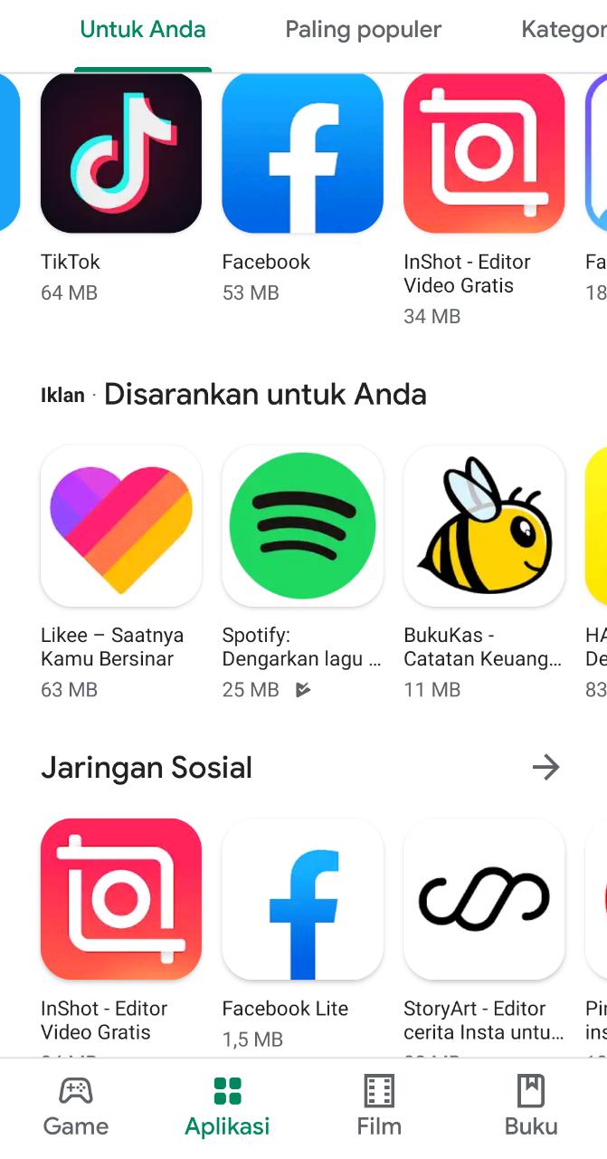 Aplikasi play store