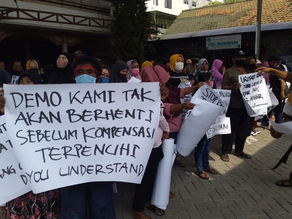 Warga Wonokitri Tagih Janji Kompensasi Pembangunan RS Mayapada