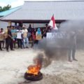 Di Nilai Kerja Sama Tutupi Masalah Desa, BPMN Gelar Aksi Minta Pemdes Ngokomalako Dan BPD Terbuka