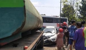 Honda BRV Alami Kecelakaan Karambol di Malang, Satu Orang Tewas Di Tempat.
