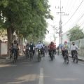 Gowes Bersama, Ning Ita Patroli masker bersama Komunitas Emak-Emak