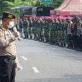 Ribuan Personil Disiagakan Untuk Amankan Puncak Demo Tolak Omnibus Law di Surabaya