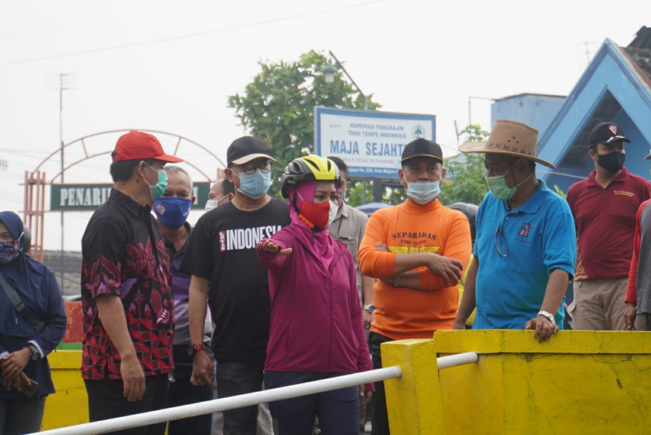 Memasuki Musim Hujan, Walikota Mojokerto Meninjau Aliran Sungai