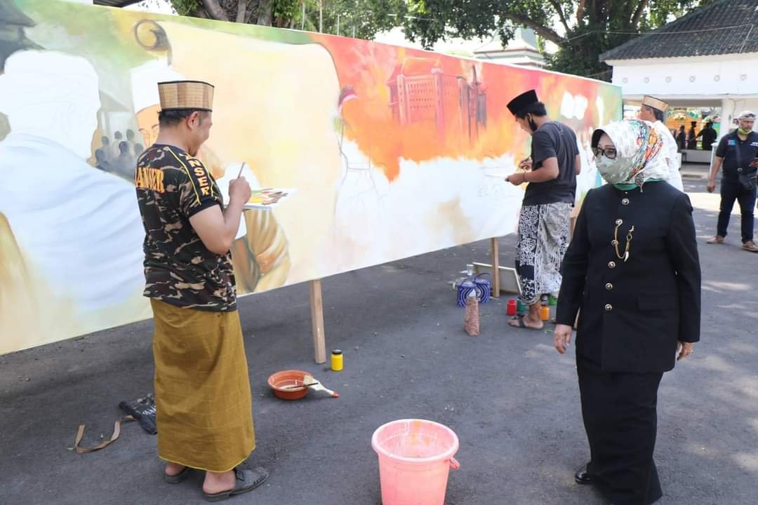 Goresan Kanvas Bupati Jombang Mundjidah Wahab Di Hari Santri