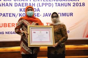 Kinerja Kabupaten Jombang Terbaik kelima  Se Jatim Atas LPPD