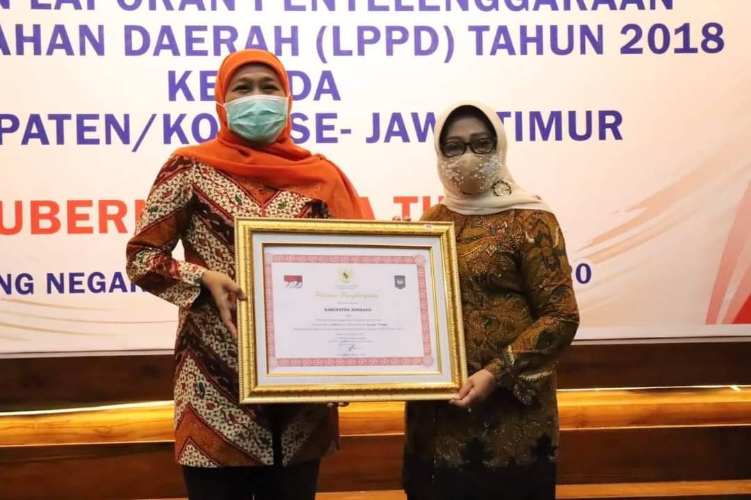 Kabupaten Jombang Terima Penghargaan WTP Dari Kemenkeu RI