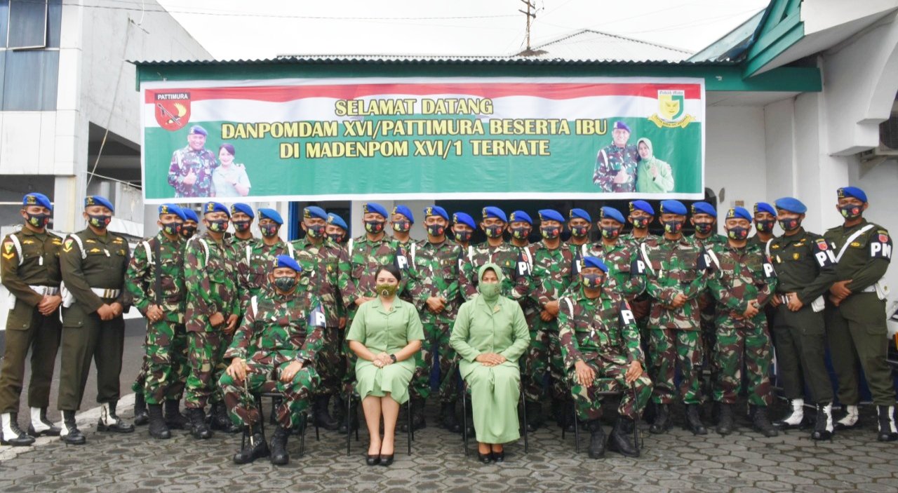 Danpomdam XVI/Pattimura Kembali Lakukan Kunjungan Kerja Ke Denpom XVI/1