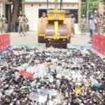 Ribuan Miras Dimusnahkan Satpol PP Sidoarjo