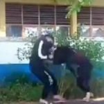 Video Viral Dua Remaja Putri Duel Hingga Masuk Selokan